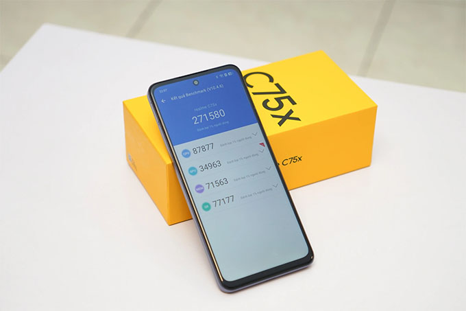 Realme C75x được trang bị vi xử lý MediaTek Helio G81-Ultra