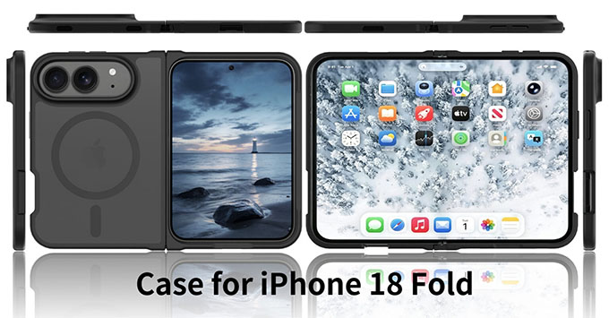 iPhone Ultra gập có màn hình ngoài 5.5 inch và màn hình phụ 7.8 inch