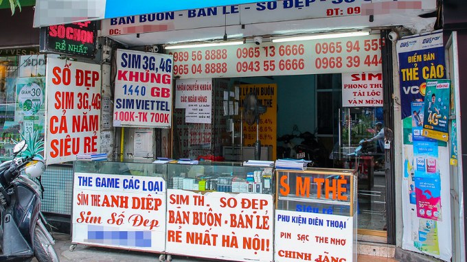 Nguồn gốc của SIM rác