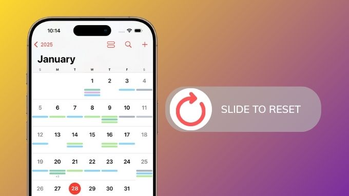 Khi nào nên khôi phục cài đặt để sửa lỗi lịch trên iPhone