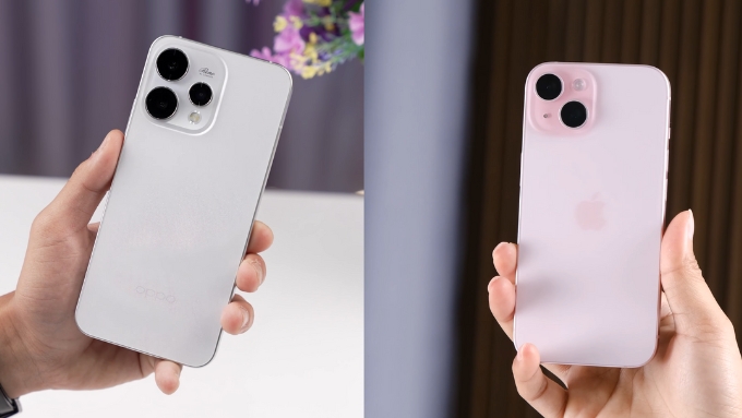 OPPO Reno15 nổi bật nhờ độ bền và khả năng chống nước cao hơn, trong khi iPhone 15 ghi điểm ở cảm giác cao cấp