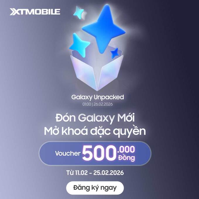 Nhận tin Galaxy mới nhất tại XTmobile, nhận ngay voucher 500.000đ