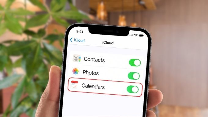 khắc phục lịch trên iPhone bị lỗi bằng đồng bộ icloud
