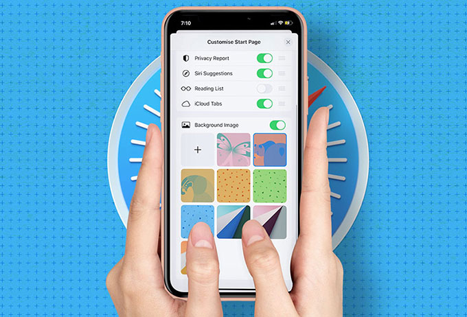Cách thay đổi màn nền cho ứng Safari trên iPhone