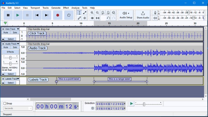 Phần mềm ghi âm Audacity