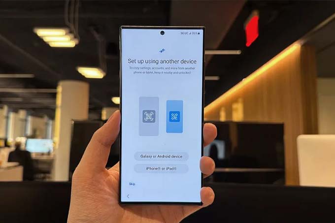 Cách chuyển dữ liệu từ điện thoại cũ sang Samsung S24 series cực nhanh bằng QR Code