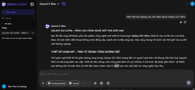 Hướng dẫn cách sử dụng Qwen AI