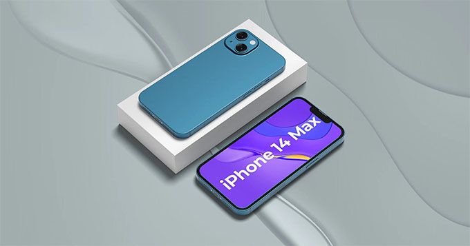 Thiết kế iPhone 14 Max không có nhiều khác biệt so với iPhone 13