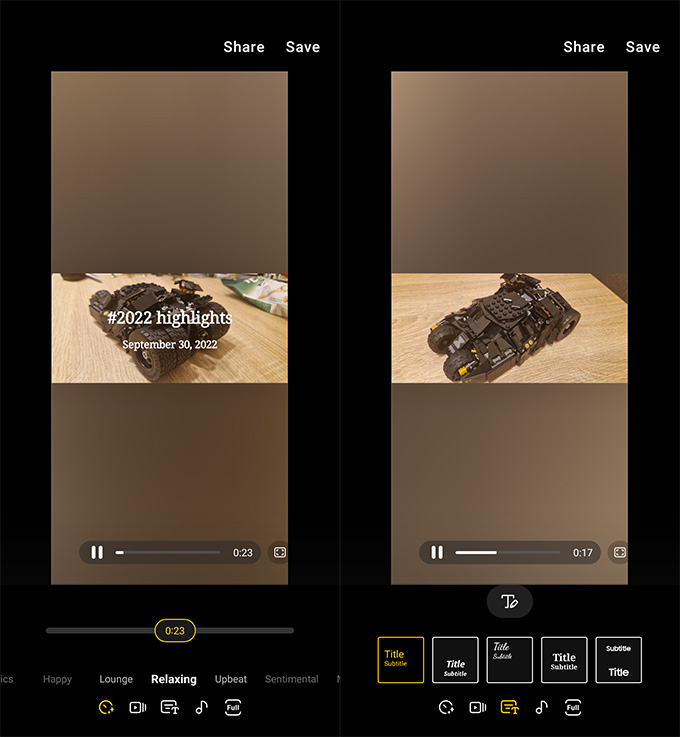 cách tạo video highlight reel trên điện thoại Samsung: Bước bốn