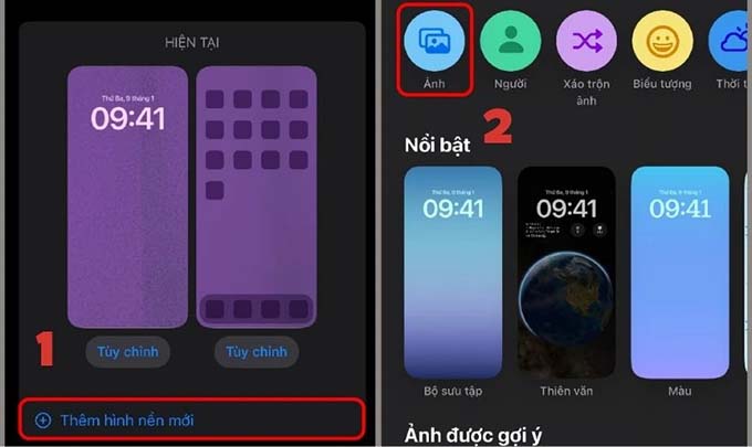 Cách cài hình nền cho iPhone 14 Pro
