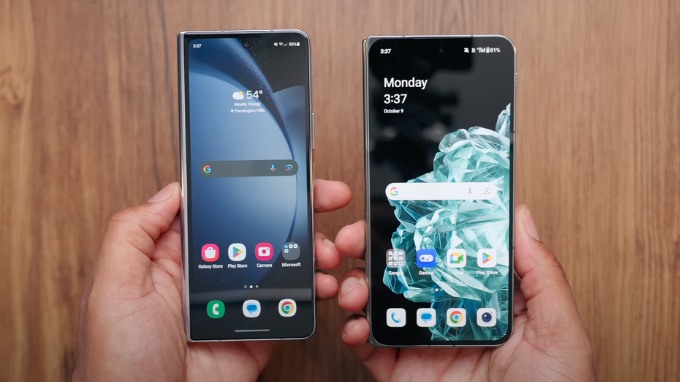 OnePlus Open có màn hình ngoài rộng hơn Galaxy Z Fold 5