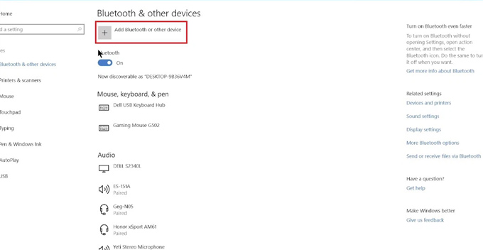 Ghép nối tai nghe Bluetooth