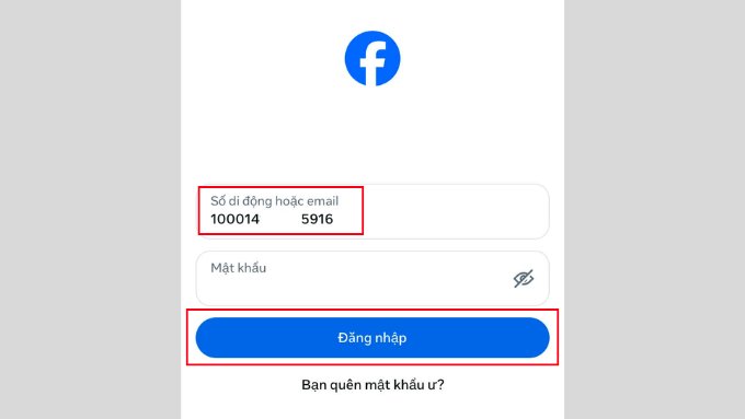 Hướng dẫn chi tiết đăng nhập Facebook không cần số điện thoại và Email