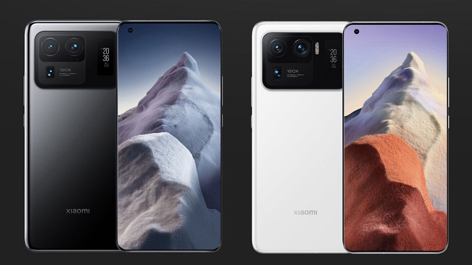 Phiên bản màu đen và trắng của Xiaomi Mi 11 Ultra
