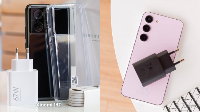 Xiaomi 13T có dung lượng lớn và tốc độ sạc nhanh hơn Galaxy S23