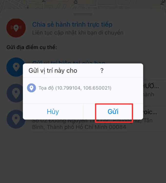 cách định vị số điện thoại qua Zalo