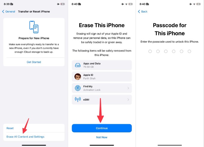 Các bước khôi phục cài đặt gốc trên iPhone
