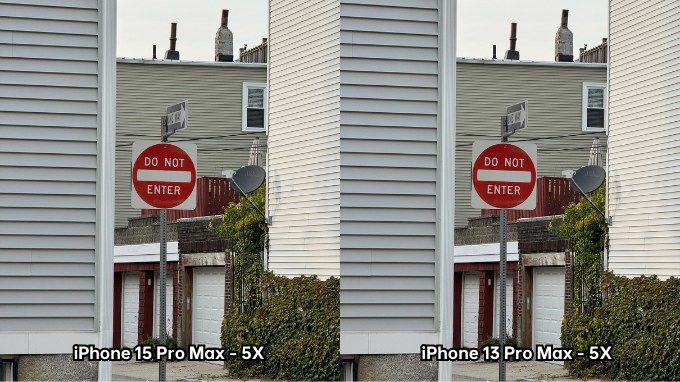 Ảnh chụp zoom 5X trên iPhone 15 Pro Max và iPhone 13 Pro Max