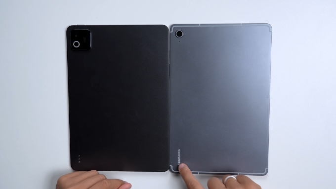 So sánh Xiaomi Pad 8 vs Galaxy Tab S10 FE về thiết kế