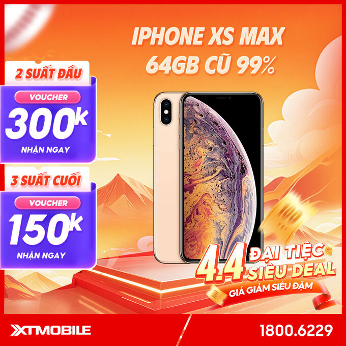 iPhone XS Max 64GB cũ 99%