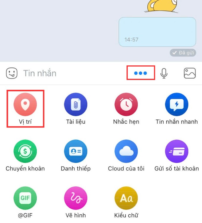 cách định vị số điện thoại qua Zalo