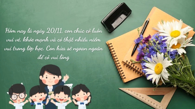 Lời chúc 20-11 hay và ý nghĩa dành cho cô giáo mầm non
