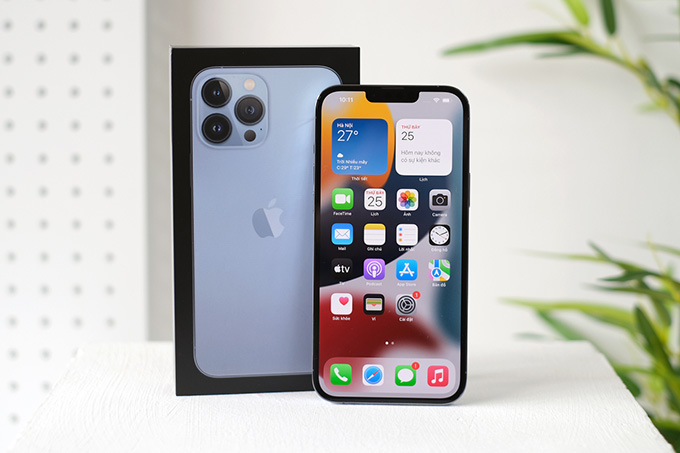 Màn hình iPhone 13 Pro Max có tần số quét tối đa 120Hz