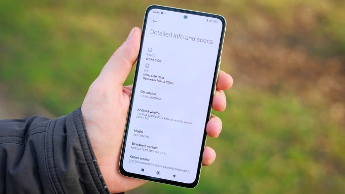 Redmi Note 14 cùng được trang bị vi xử lý MediaTek Helio G99
