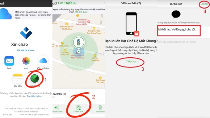 Cách vô hiệu hóa nhanh khi iPhone bị mất