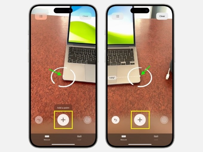 Hướng dẫn đo chiều dài rộng trên iPhone