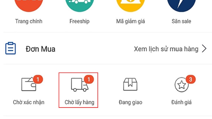 Cách hủy đơn Shopee ở trạng thái "Chờ lấy hàng"