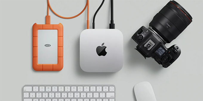 Mac Mini M4 có kích thước nhỏ gọn, tính di động cao