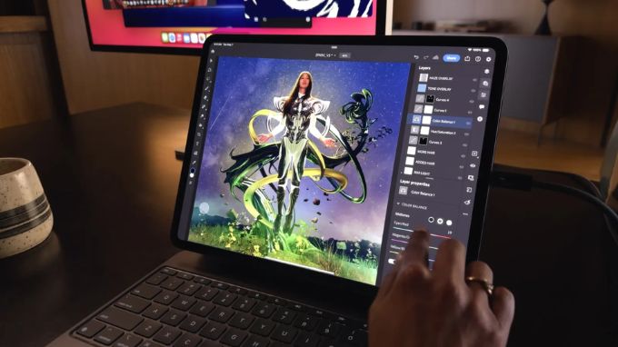 Màn hình sắc nét trên iPad Pro M4