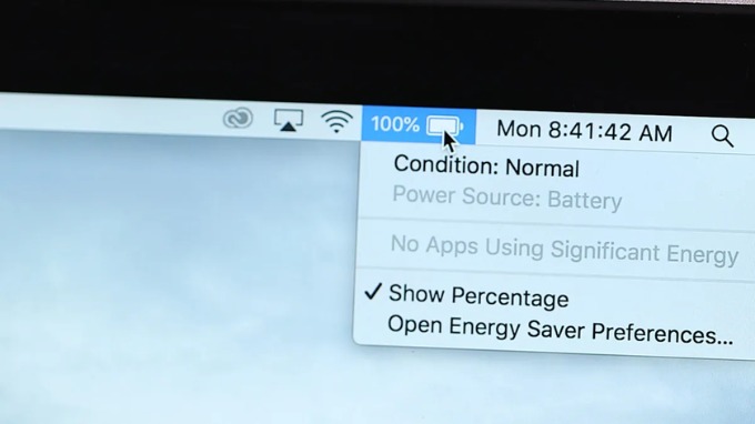 Vì sao nên bật hiển thị phần trăm pin MacBook?