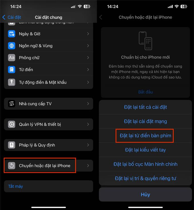 Thiết lập từ điển trên iPhone là một trong những cài đặt bàn phím iPhone phổ biến
