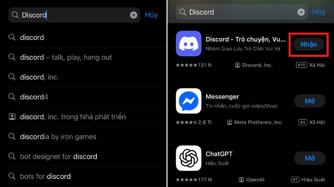 Cách tải Discord trên điện thoại
