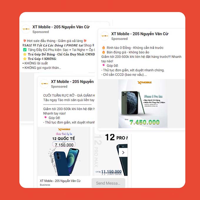 XTmobile phốt XTmobile giả mạo tại địa chỉ 205 Nguyễn Văn Cừ, Hà Nội