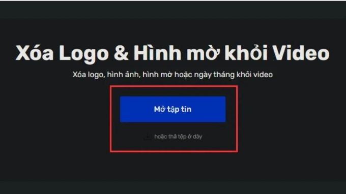 Xóa vật thể khỏi video bằng Online Video Cutter