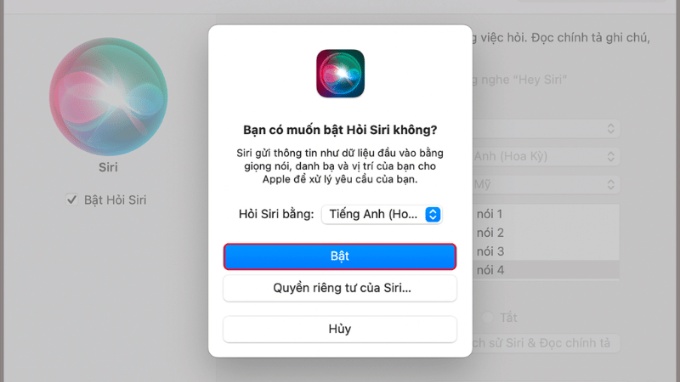 Cách đặt báo thức trên MacBook bằng trợ lý ảo Siri