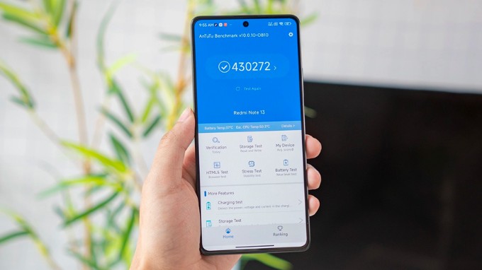 Điểm Antutu của Xiaomi Redmi Note 13 thường