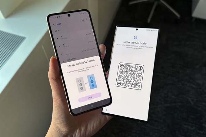 Cách chuyển dữ liệu từ điện thoại cũ sang Samsung S24 series cực nhanh bằng QR Code