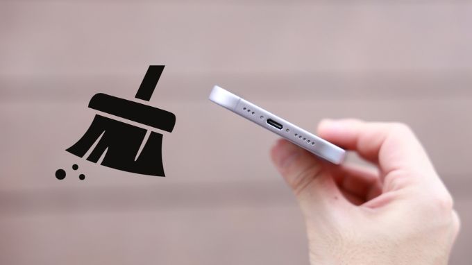 Vệ sinh loa ngoài và khởi động lại iPhone