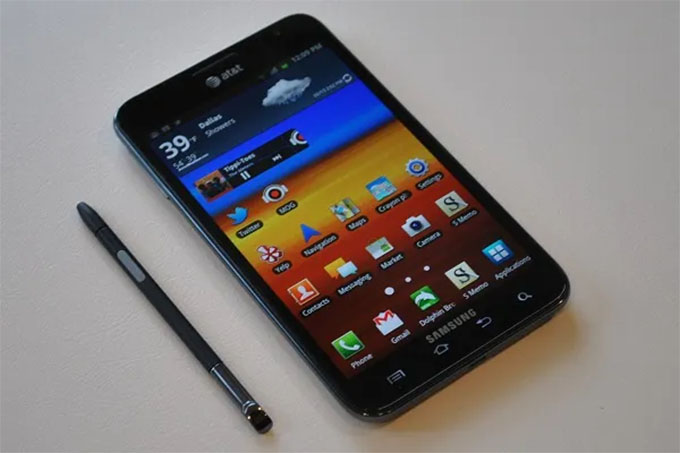 Samsung Galaxy Note ra mắt năm 2011