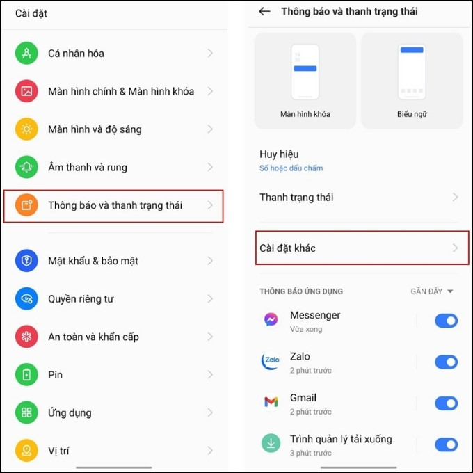 Xem tin nhắn Messenger bị thu hồi trên điện thoại Realme