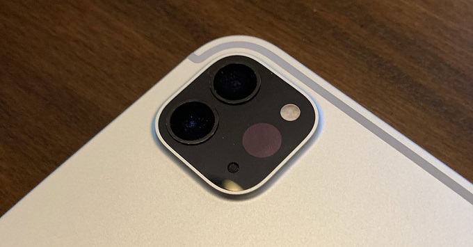 Cụm camera trên iPad Pro M2 2022 đã được nâng cấp một chút.