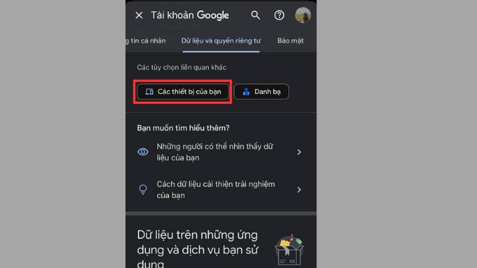 Chọn các thiết bị cần đăng xuất tài khoản Gmail từ xa