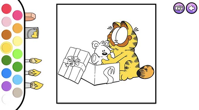 Sách tô màu Garfield
