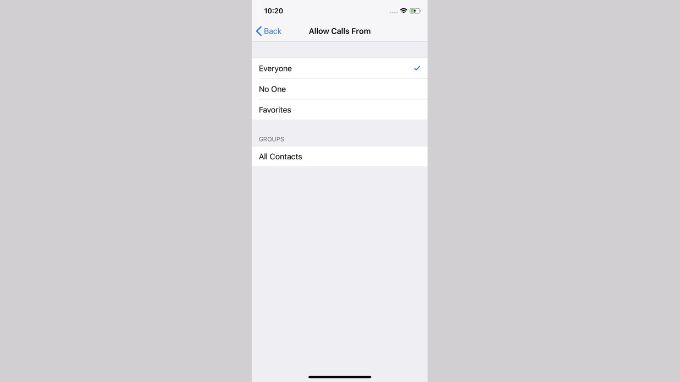 Nhận cuộc gọi từ một nhóm liên lạc