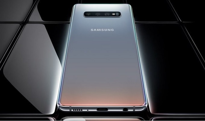Galaxy S10 Plus màu bạc Prism Silver