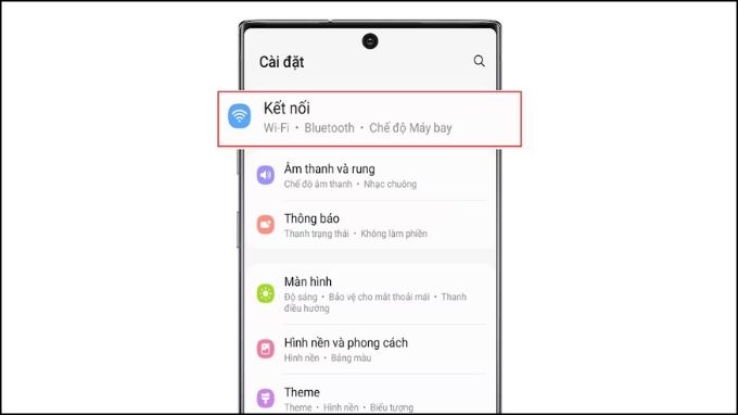 Cách chia sẻ mật mã Wifi trên Samsung